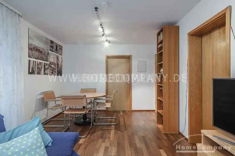 Hochwertig möblierte 2-Zimmer-Wohnung mit Balkon in Berg am Laim
