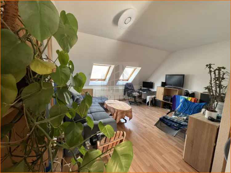 Wunderbarer Blick auf den Auewald! Schöne 1 Raumwohnung mit Loggia im Dachgeschoß zu verkaufen
