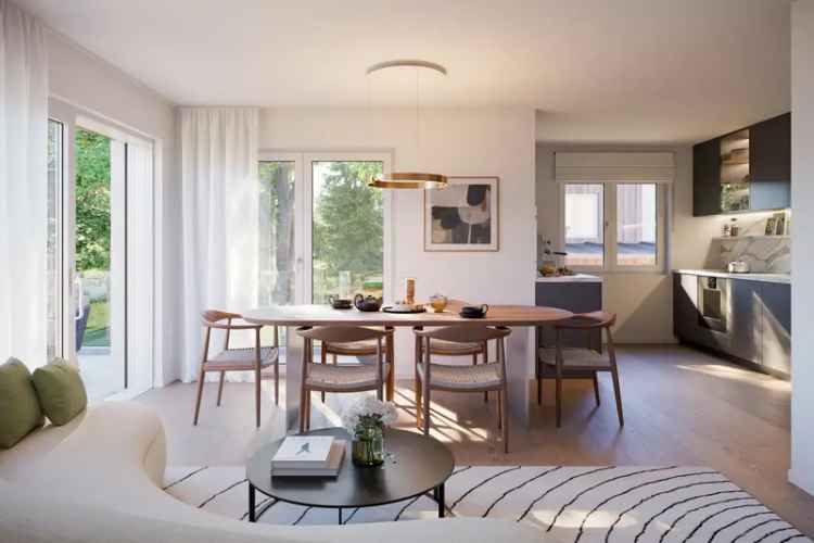 Mieten Sie eine raffinierte 2-Zimmer Gartenwohnung mit Süd-Westgarten