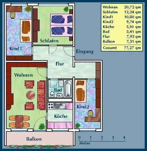 Erstbezug nach Sanierung - Großzügige 4-Zimmer-Wohnung sucht neue Familie!