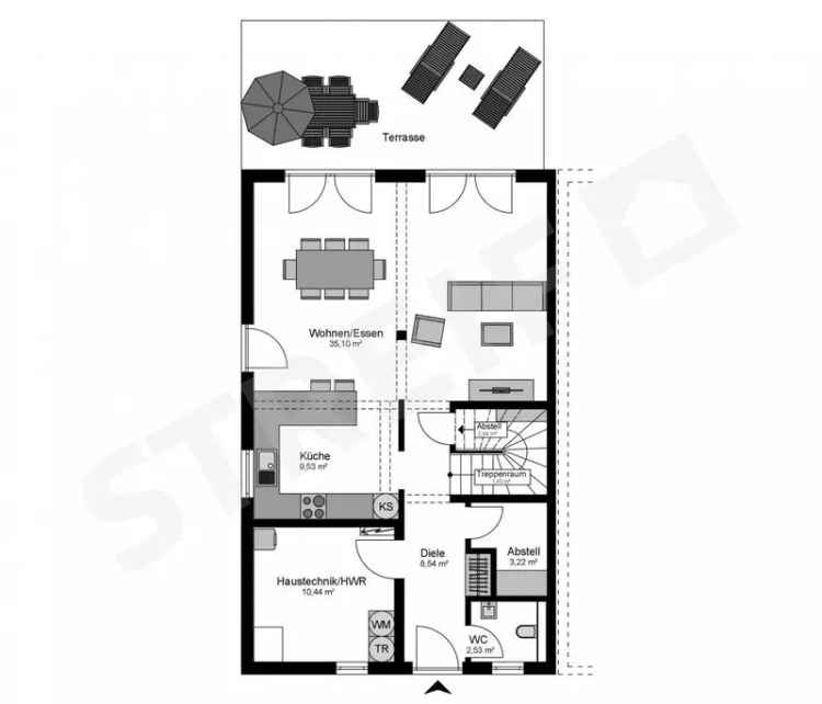 Reihenendhaus Hemmingen 220m² 6 Zimmer Große Familie