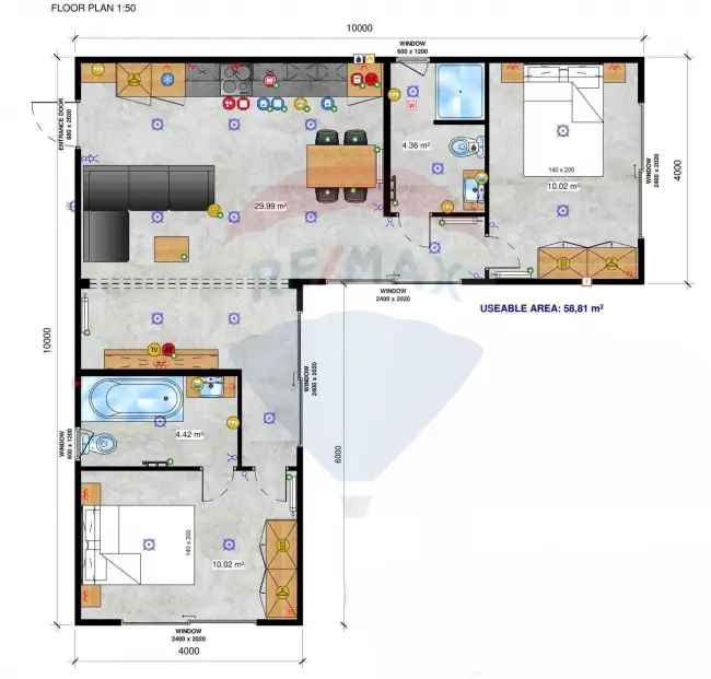 Einzugsfertiger Modulhaus Bungalow inkl. 300 m² Grundstück im neuen Baugebiet von Magdala