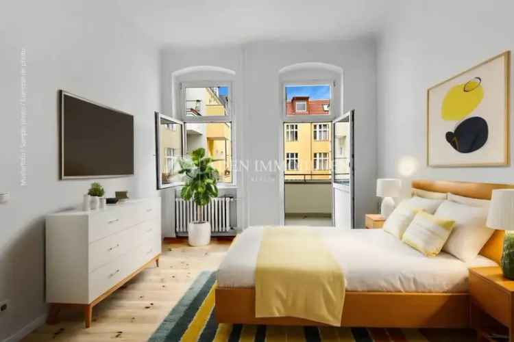 • BEZUGSFREI AB SOFORT ! • Ideale 2 Zimmer-Altbauwohnung mit Balkon mitten in Charlottenburg!