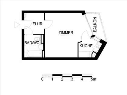 Wohnung (31.0 m²) zur Miete in Berlin (Ungarnstraße 83, 13349 Berlin, Germany)