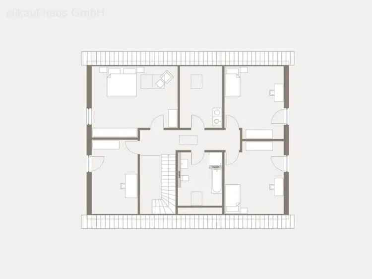 Haus mit zwei Wohnungen