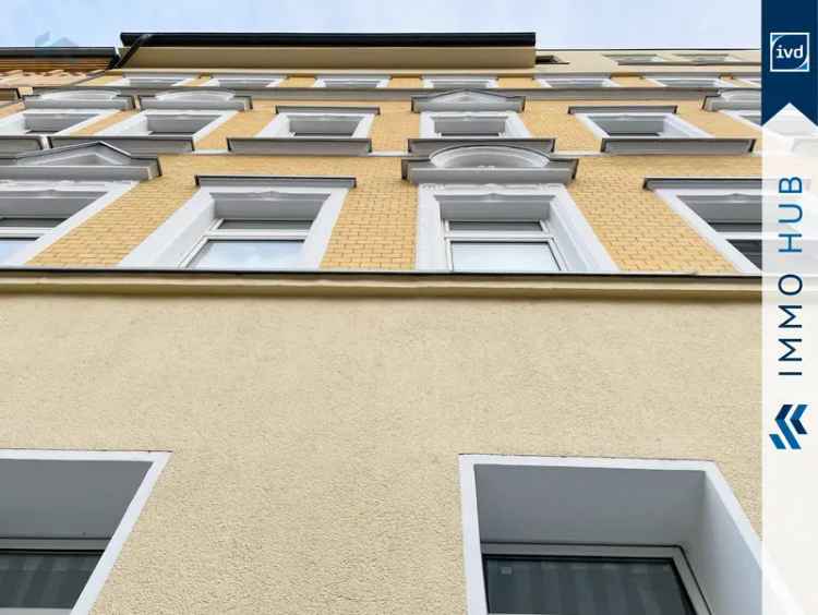 2 Zimmer Wohnung Leipzig Osten Altbau Dachgeschoss Einbauküche Sofort Bezugsfrei