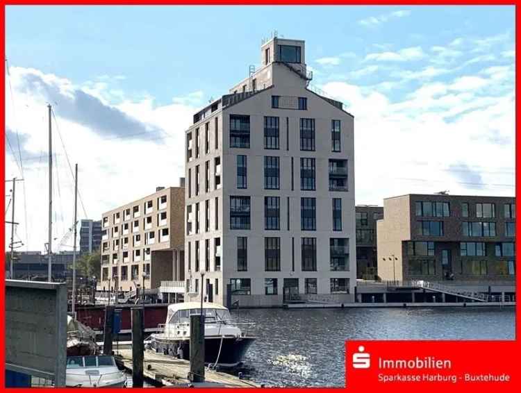 Luxuswohnung Hamburg-Hafen: 130m², Bootssteg, 2 Tiefgaragenplätze