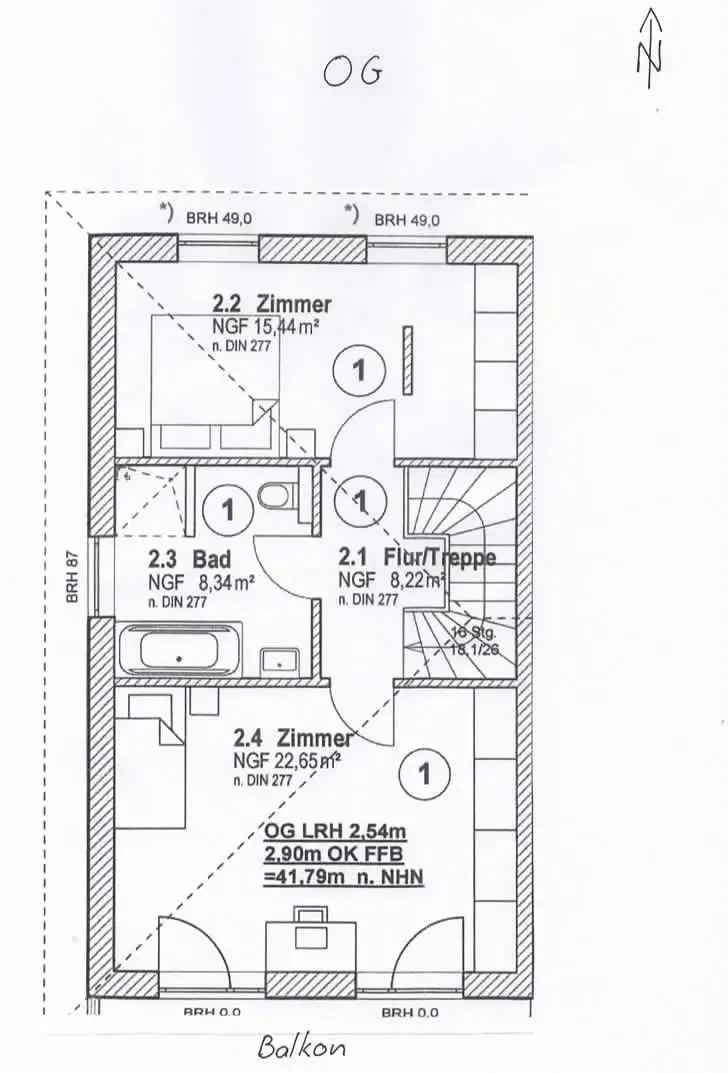 4 Zimmer-Wohnung (+ kleinem Büro) im 2-Familienhaus