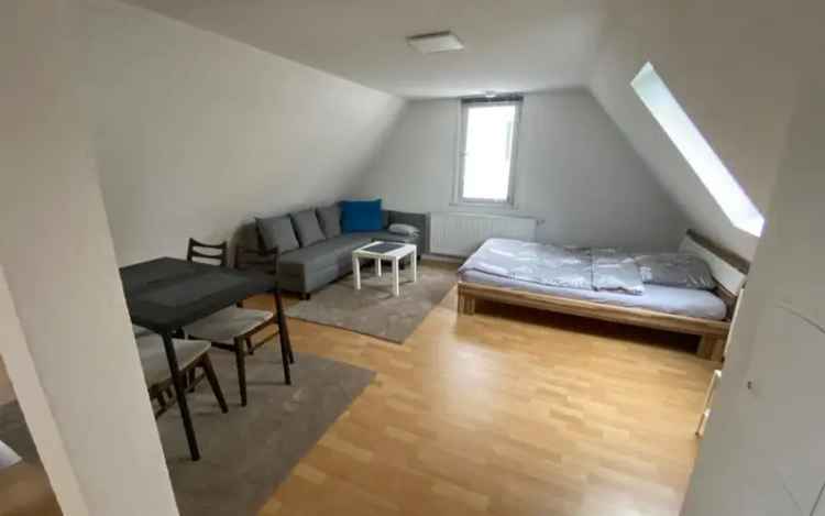 1 Zimmer Wohnung Stuttgart Hedelfingen mit TV offener Kuche Bad Waschmaschine