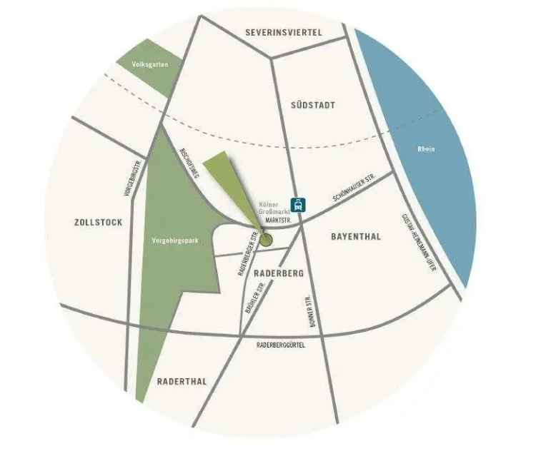 WOHNEN UND LEBEN IM KÖLNER SÜDEN  - DREI - ZIMMER- WOHNUNG  -  HOMEOFFICE  - SONNENBALKON