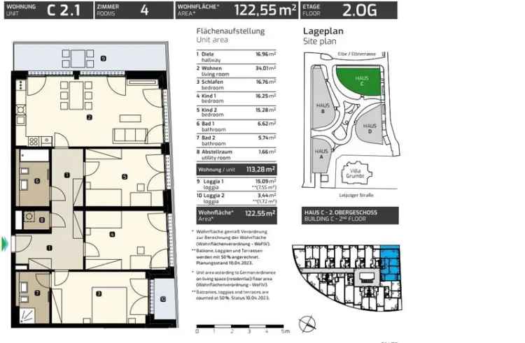 Luxuswohnung Dresden Elbblick 4 Zimmer 123m²