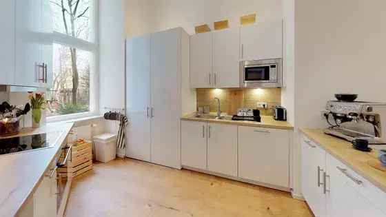 2 Zimmer Wohnung Berlin  Modern möbliert Luxus Altbau