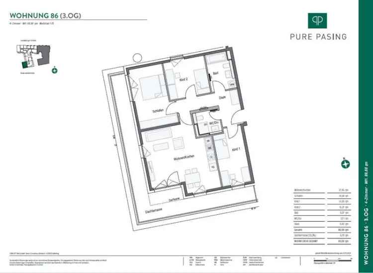 Moderne Wohnen in München-Pasing - 1-5-Zimmer-Wohnungen