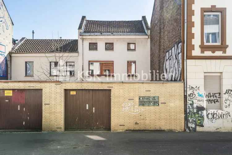 Kreativ werden in Köln Ehrenfeld – Sanierungsbedürftige Doppelhaushälfte wartet auf Ihre Ideen!