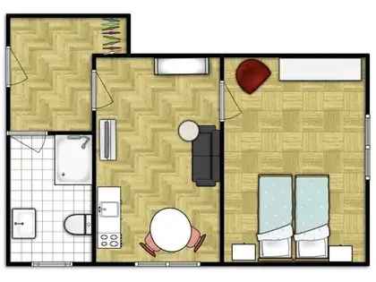 Wohnung (40.0 m²) zur Miete in Essen (Isabellastraße 28, 45130 Essen, Germany) - immosurf.de