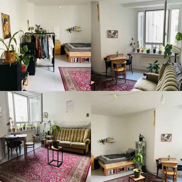 Tausch 1 Zimmer Wohnung im Schillerkiez Neukölln Berlin mit Balkon