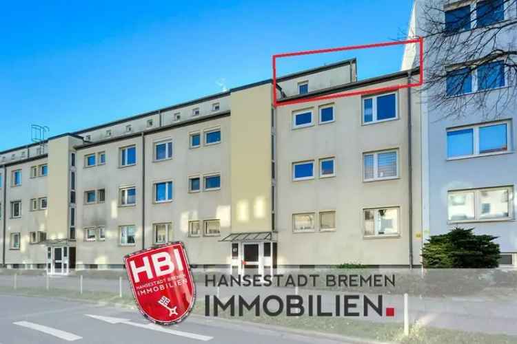 1 Zimmer Dachgeschosswohnung Hulsberg Dachterrasse