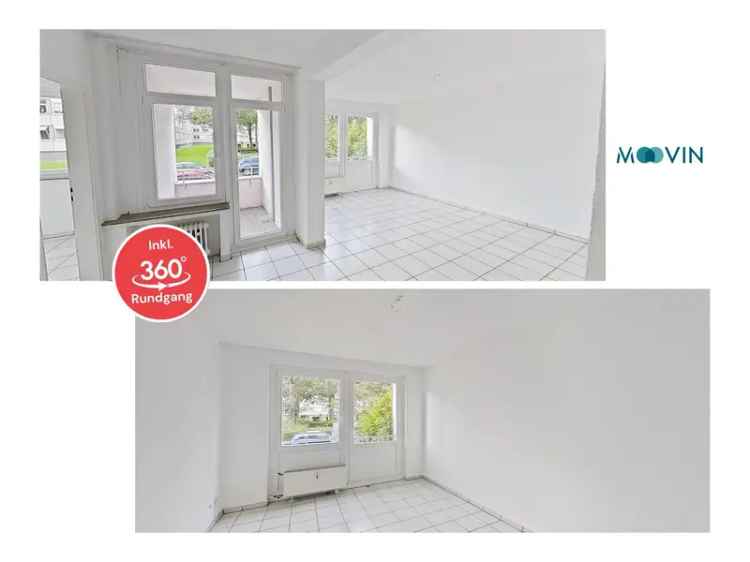 3 Zimmer Wohnung Dortmund Balkon Badewanne Erdgeschoss