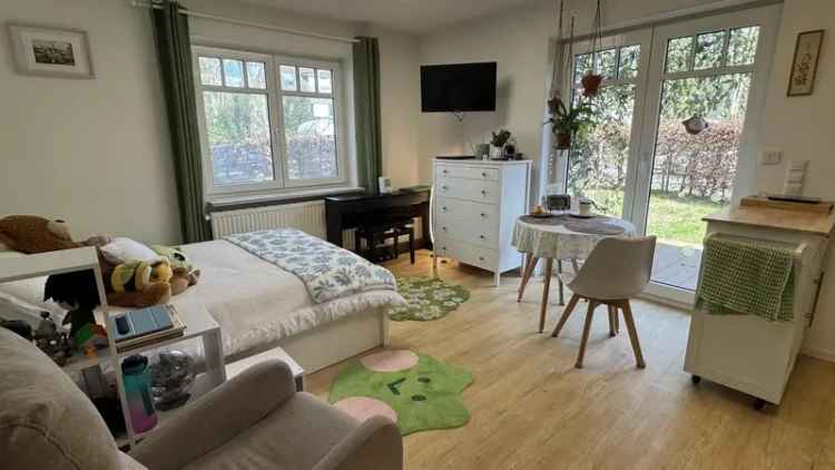 1-Zimmer Whg. ca. 34qm, Garten, teilmöbliert, befristet, Hamburg Othmarschen