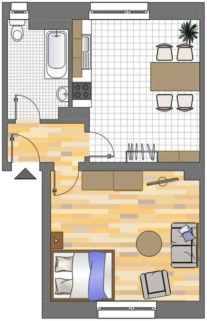 1-Zimmer-Wohnung in Dortmund Körne