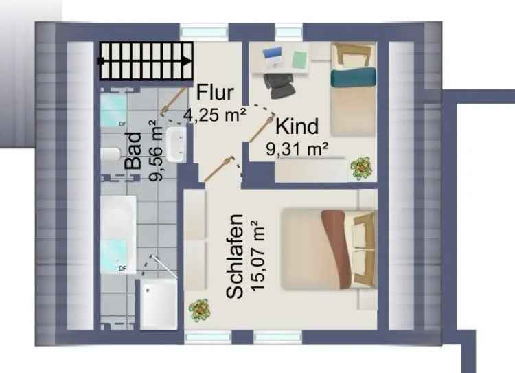 Saniertes Einfamilienhaus mit neu gebauter Einliegerwohnung in Südlage mit ca. 575 m²  Grund