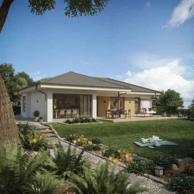 Barrierearm & zukunftssicher - 110 m² Bungalow mit PV & Bauherrenvollkasko