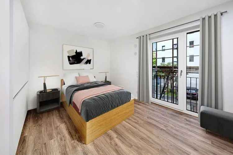 Erstbezug – Möbliertes 1 Zimmer-Apartment mit Einbauküche und Balkon – Typ F – Innenhof