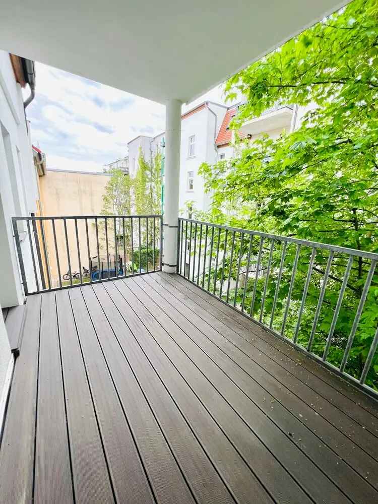 2 Raum Wohnung Leipzig Lindenau Balkon Top Lage