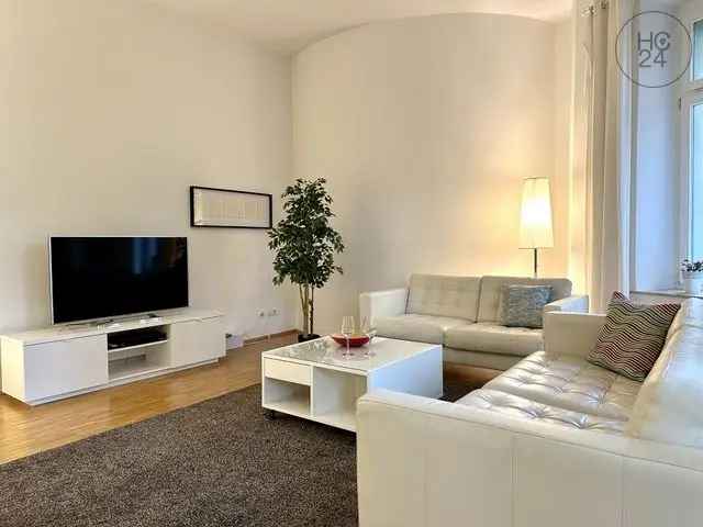 Leipzig Centrum West 82m² Wohnung Balkon Modern Möbliert