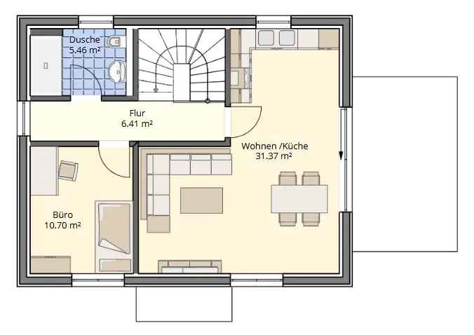 Kauf Doppelhaus in Cossebaude mit großzügigem Garten und Terrasse