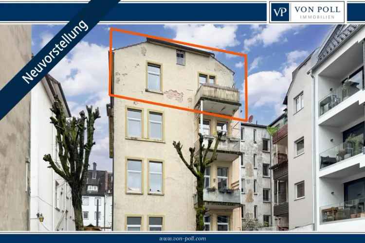 Bielefeld Mitte DG Wohnung 100m² 4 Zimmer Balkon Altbaucharme