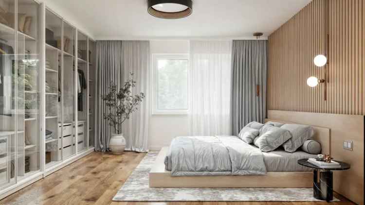 Frisch sanierte Familienwohnung mit Balkon am See