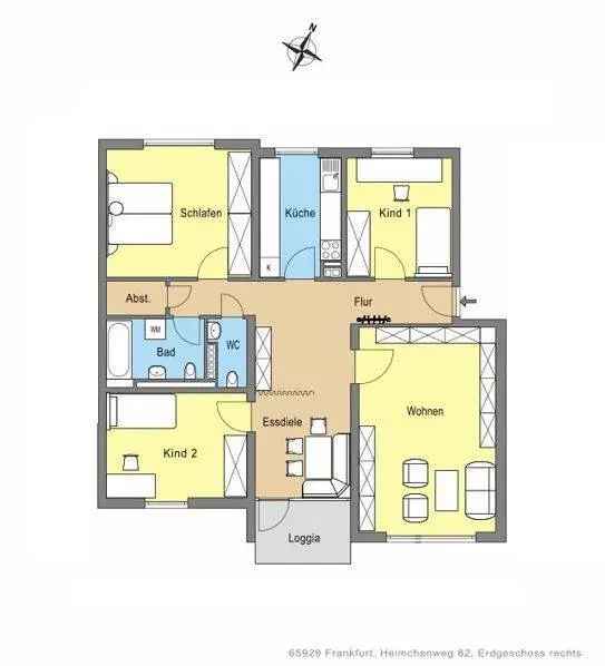 Familien aufgepasst: 4-Zimmerwohnung!