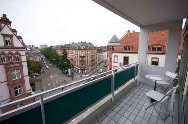 1 Zimmer Wohnung Karlsruhe Südweststadt Balkon S Bahn Hauptbahnhof