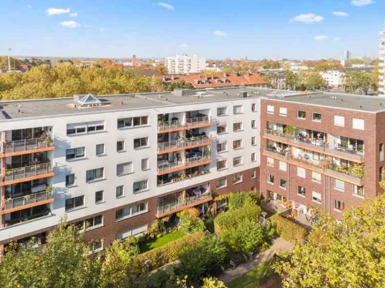 4-Zimmer Wohnung Köln Zollstock mit 2 Loggien und Gartenblick