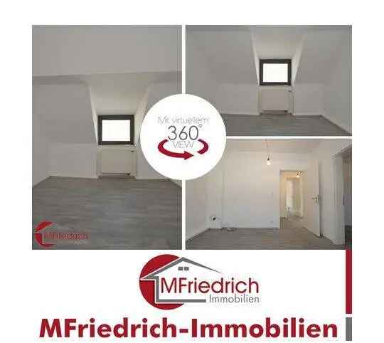 *** ERSTBEZUG NACH SANIERUNG *** Single oder Paar Dachgeschosswohnung über zwei Etagen in zentraler Lage