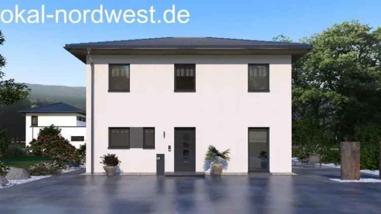 Kaufen Stadtvilla in eleganter Architektur mit Walmdach und Garten