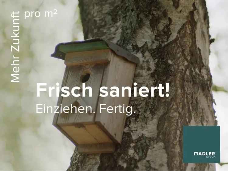 Schöne 2-Zimmer-Wohnung mit Balkon, frisch renoviert!