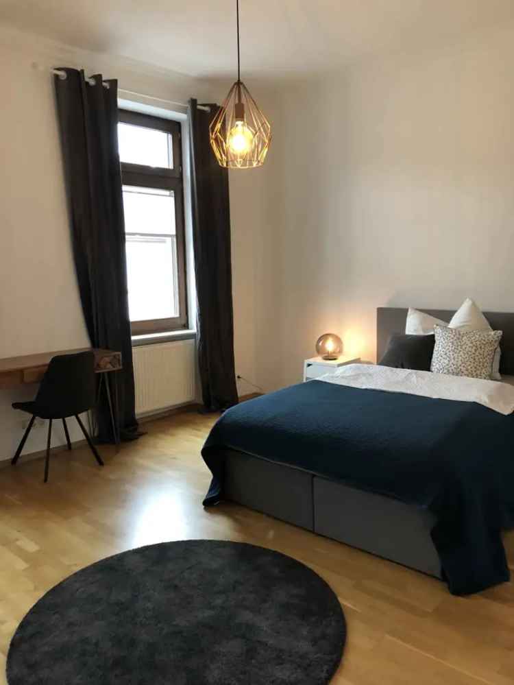 Privates Zimmer in einem Co-Living-Apartment in einem beliebten Stadtteil von Frankfurt