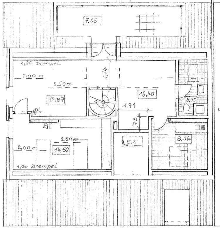 Porz 4-Zimmer Dachgeschosswohnung 140m² 6-Parteienhaus