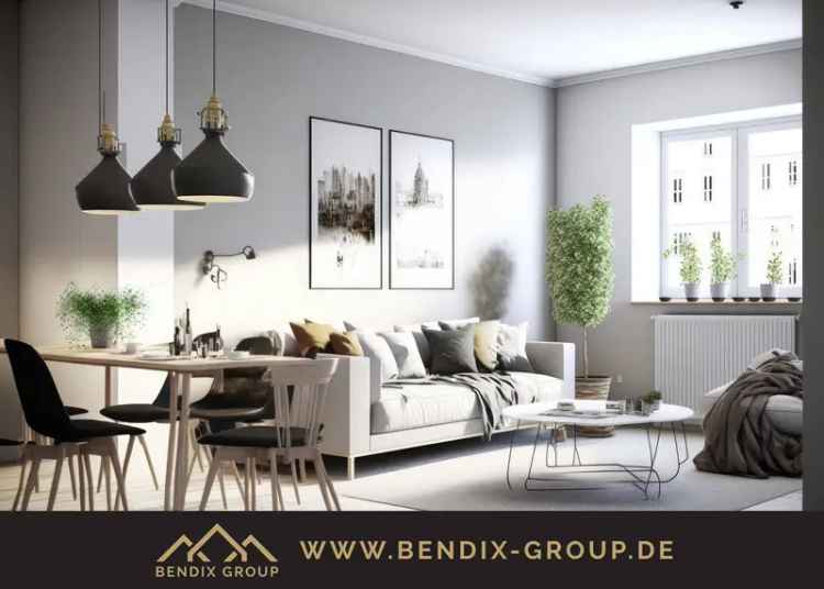 Denkmalperle: 3-Zi-Wohnung im Grünen mit Balkon I Modern & hochwertig ausgestattet I Südvorstadt