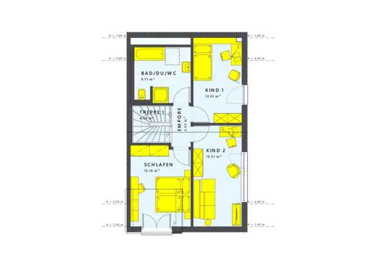 Energieeffizienter Neubau in Essen-Frohnhausen als DHH