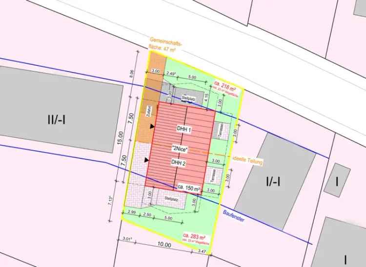 Neubau Doppelhaushälfte 110m² 4 Zimmer ruhige Lage