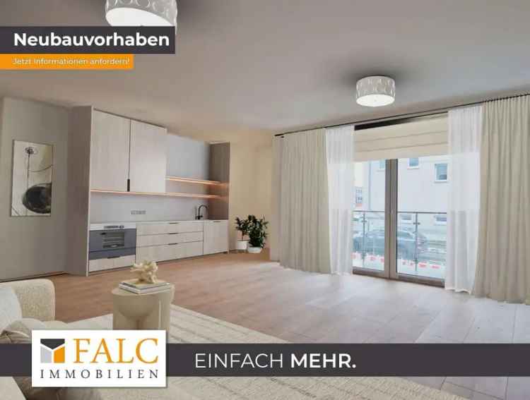 Neubauwohnung 3 Zimmer 103m² Balkon Süd KfW55 Düsseldorf