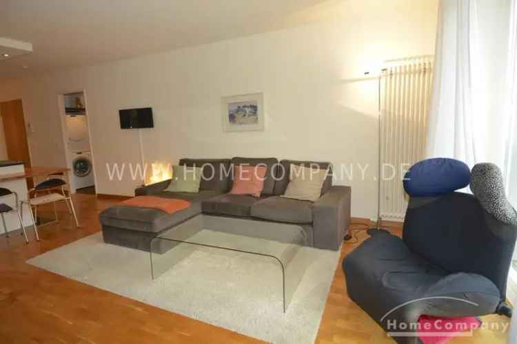 Luxuriöse 2 Zimmer Wohnung zur Miete in Berlins City West mit Loggia
