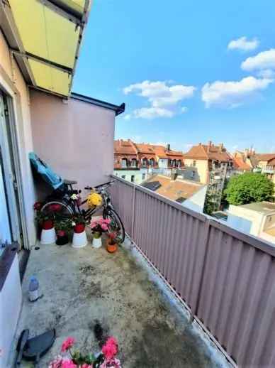 Zentrale 1-Zimmer-Wohnung in Nürnberg mit Balkon