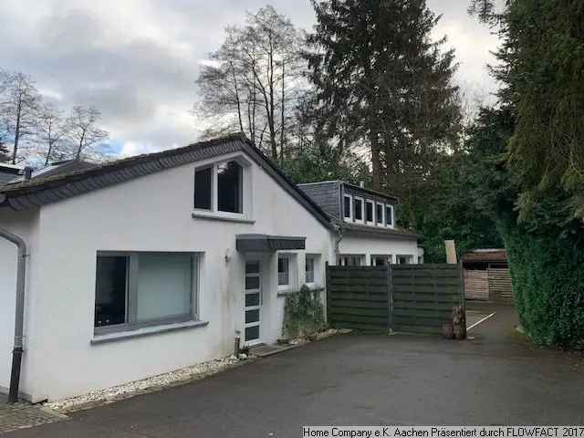 Mieten möbl. Einfamilieneckhaus in Aachen-Süd mit Kamin und Terrasse