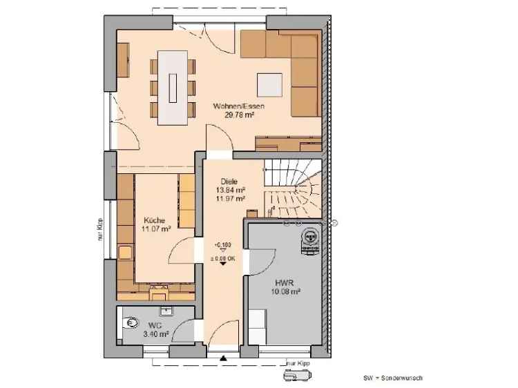 Moderne Doppelhaushälfte mit Charme – massiv bauen! (inkl. Grundstück)