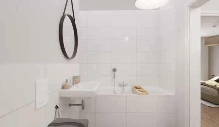 Komfortable Wohnung mit Parkett, elektrischen Rollläden und Dachterrasse