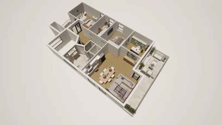 KFW Sanierte 5-Zimmer-Wohnung im Zentrum Herzogenaurach (Dachterrasse, Tiefgarage)